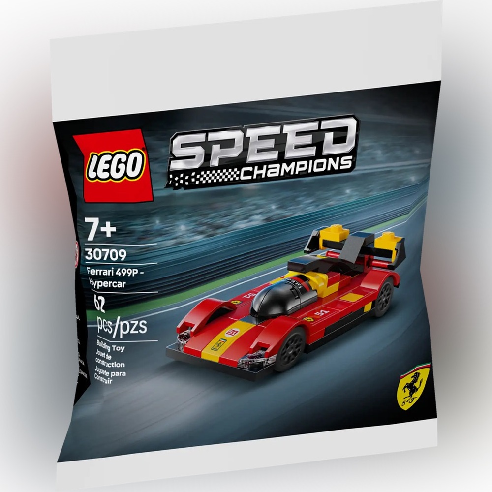 🆕 LEGO Speed Champions Ferrari 499P - Hypercar 30709 bag